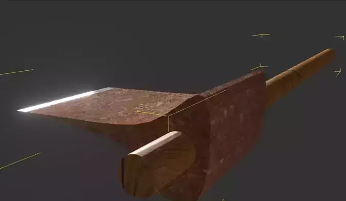 Aux with wooden Hand