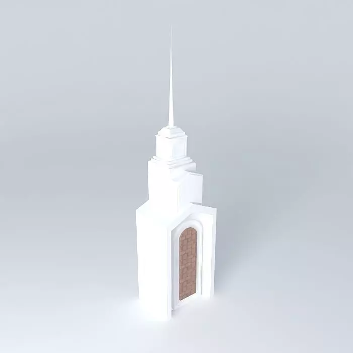 CHAPEL TOWER FRONT Free 3D model