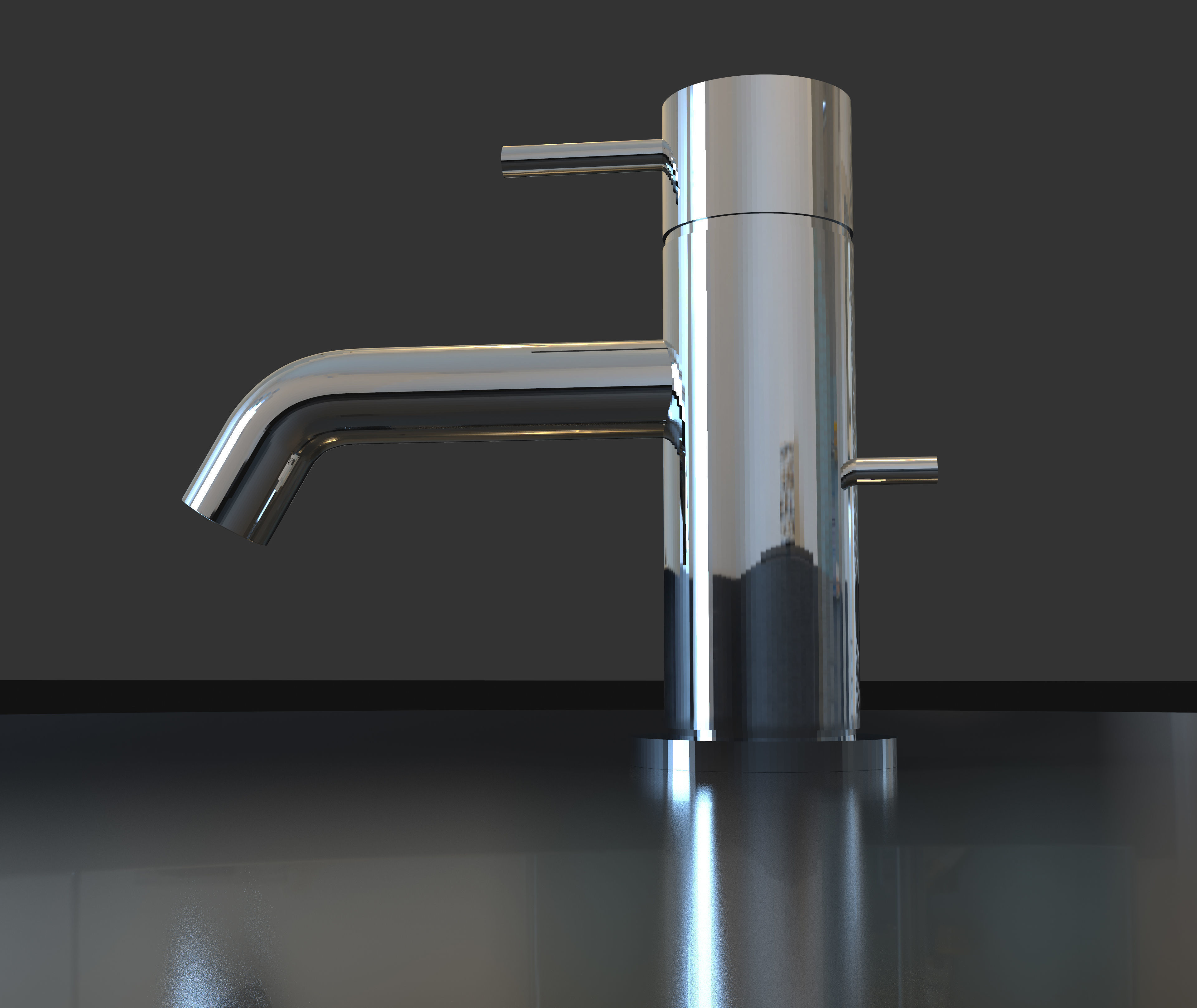 Single Handle Faucet 3D print model_11
