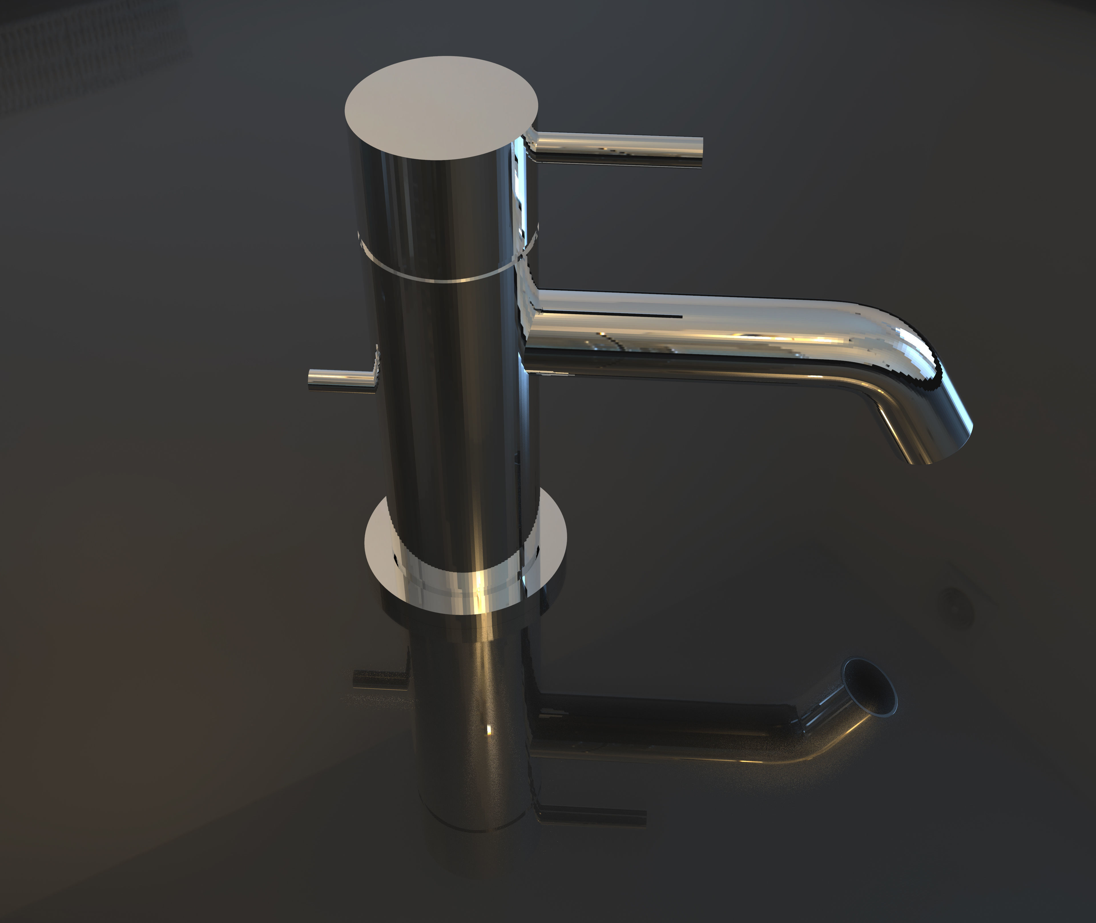 Single Handle Faucet 3D print model_8