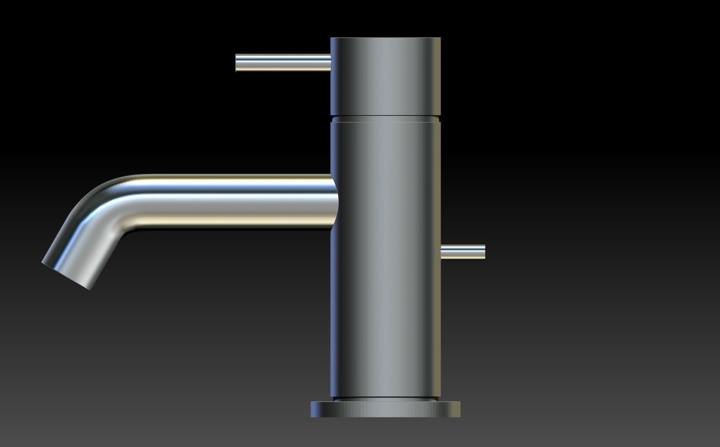 Single Handle Faucet 3D print model_1