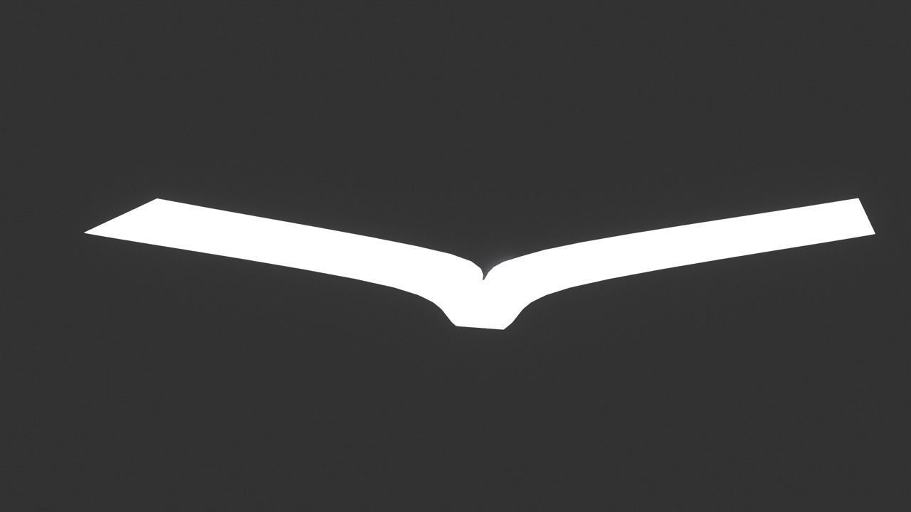 Holy Quran book Low-poly 3D model_8