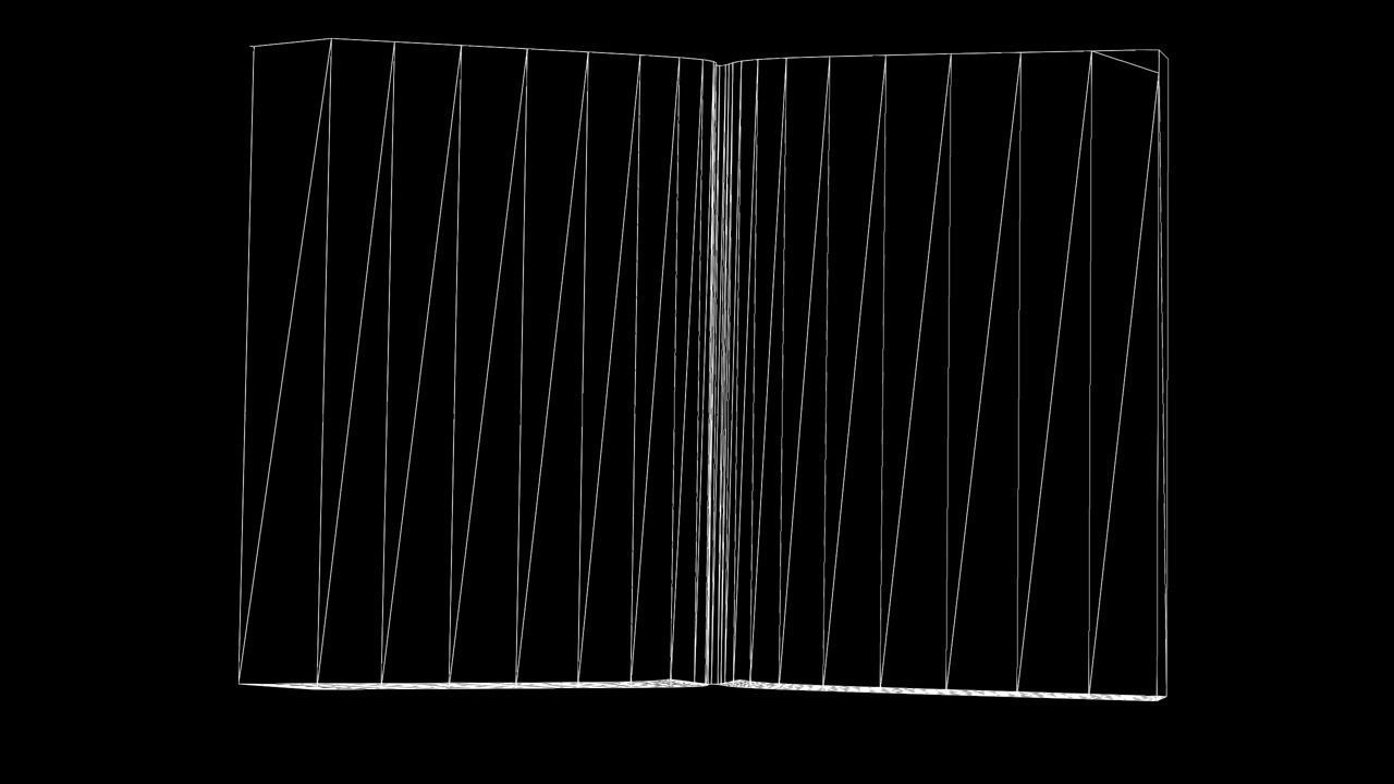 Holy Quran book Low-poly 3D model_12