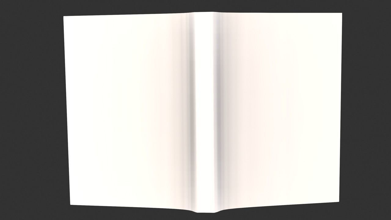 Holy Quran book Low-poly 3D model_10