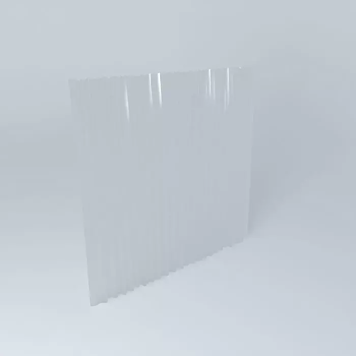 Curtain  draped  Fabric Free 3D model_0