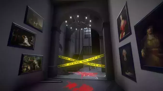 Crime scene 3D model