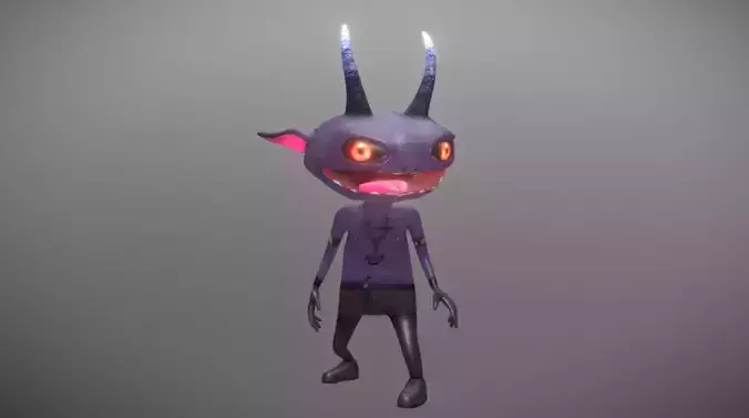 Demon Murgal Low-poly 3D model