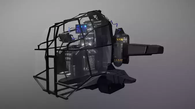 PERSONAL SUBMARINE - Concept Classic Low-poly 3D model PERSONAL SUBMARINE - Concept Classic Low-poly 3D model