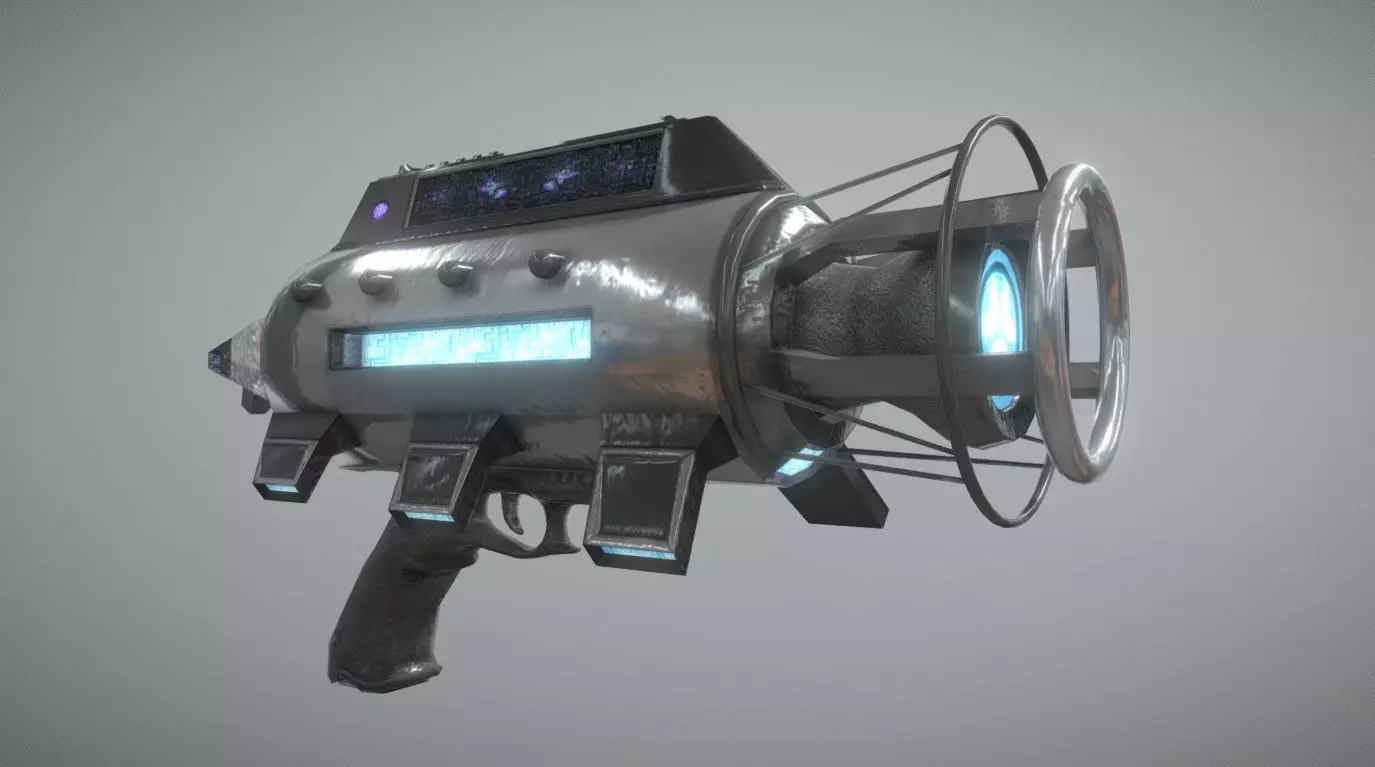 Tardigrade Radio Gun 3D model_0