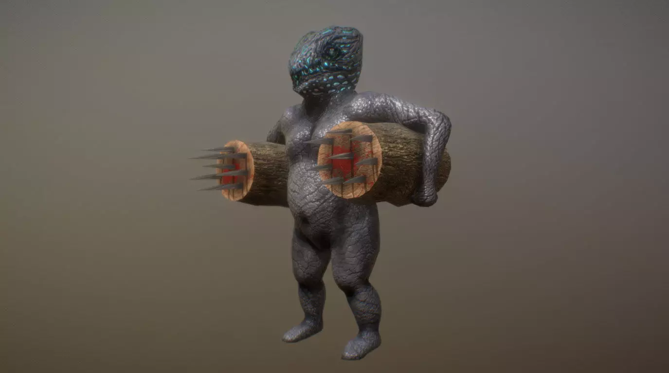 The Angler Giant Free low-poly 3D model