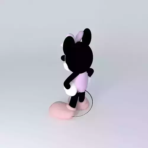 Minnie 3D mouse Free 3D model