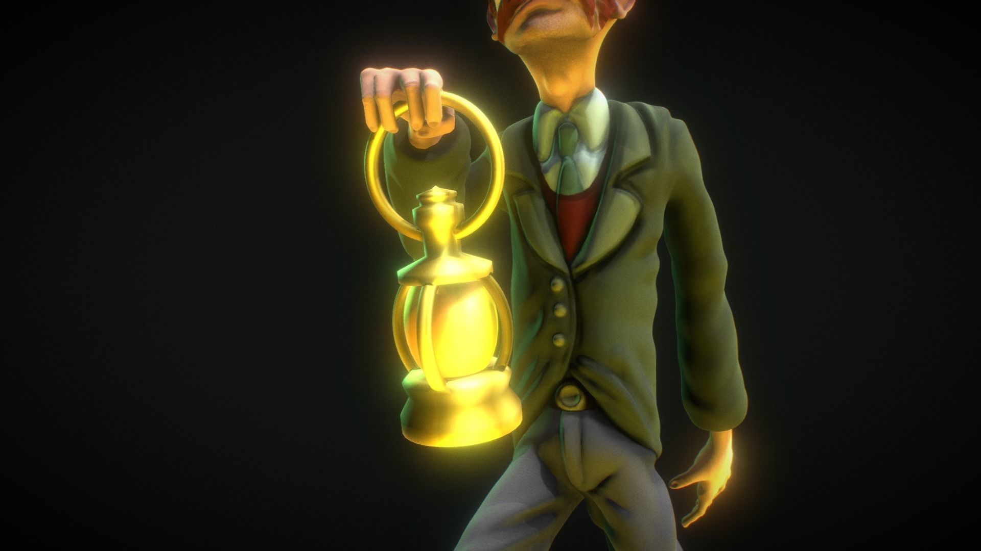 Edward Carnby - From Alone in the Dark - Printable Character 3D print model_13