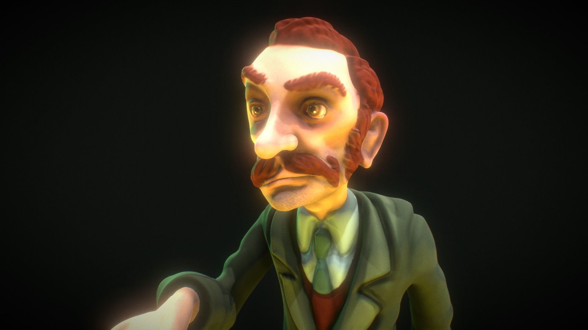 Edward Carnby - From Alone in the Dark - Printable Character 3D print model_8