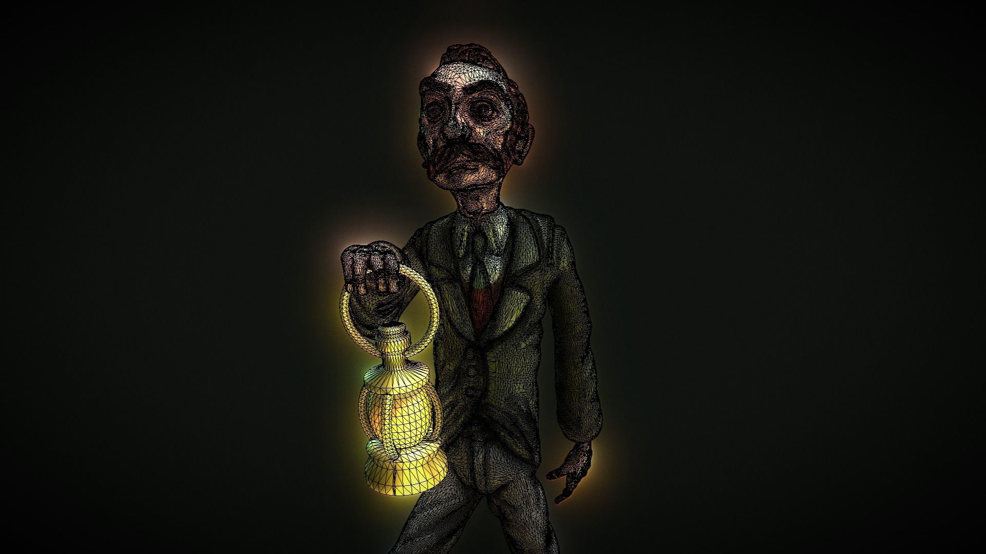 Edward Carnby - From Alone in the Dark - Printable Character 3D print model_17