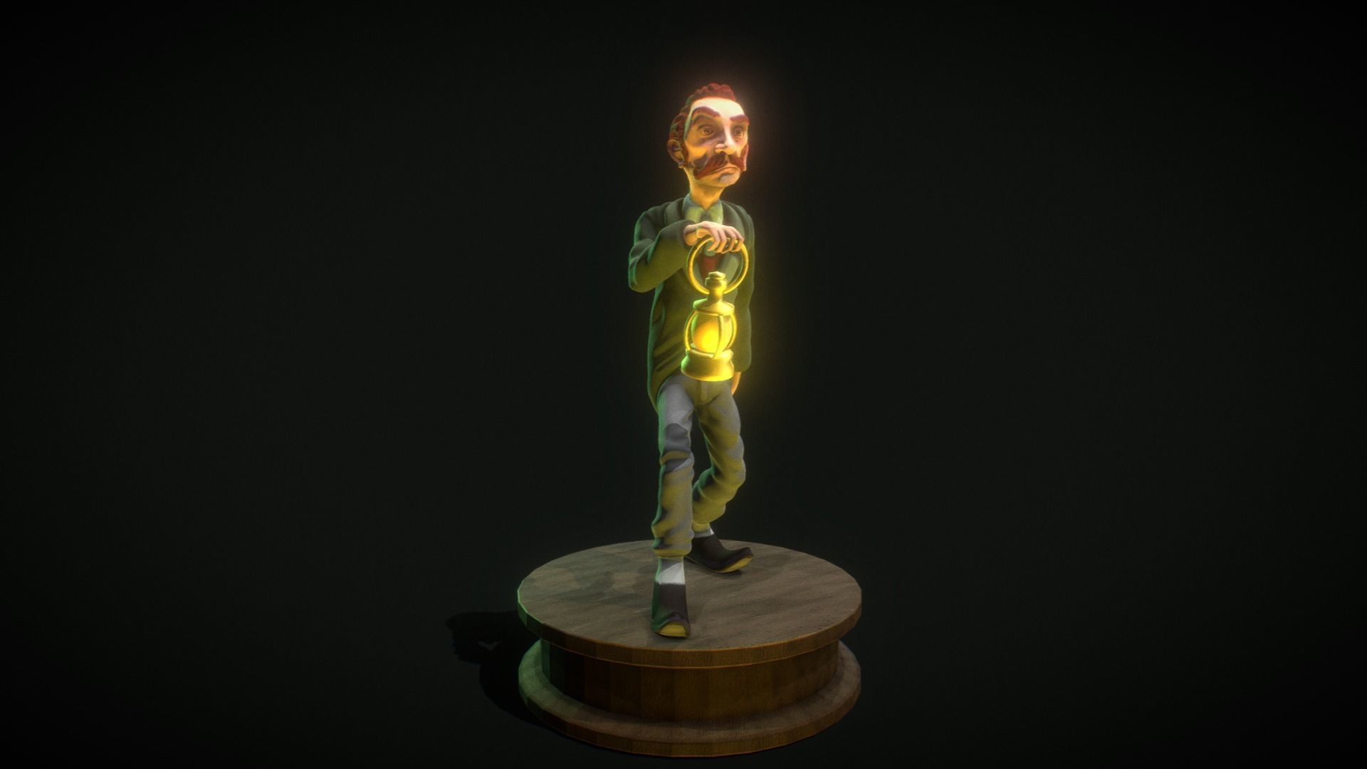 Edward Carnby - From Alone in the Dark - Printable Character 3D print model_6