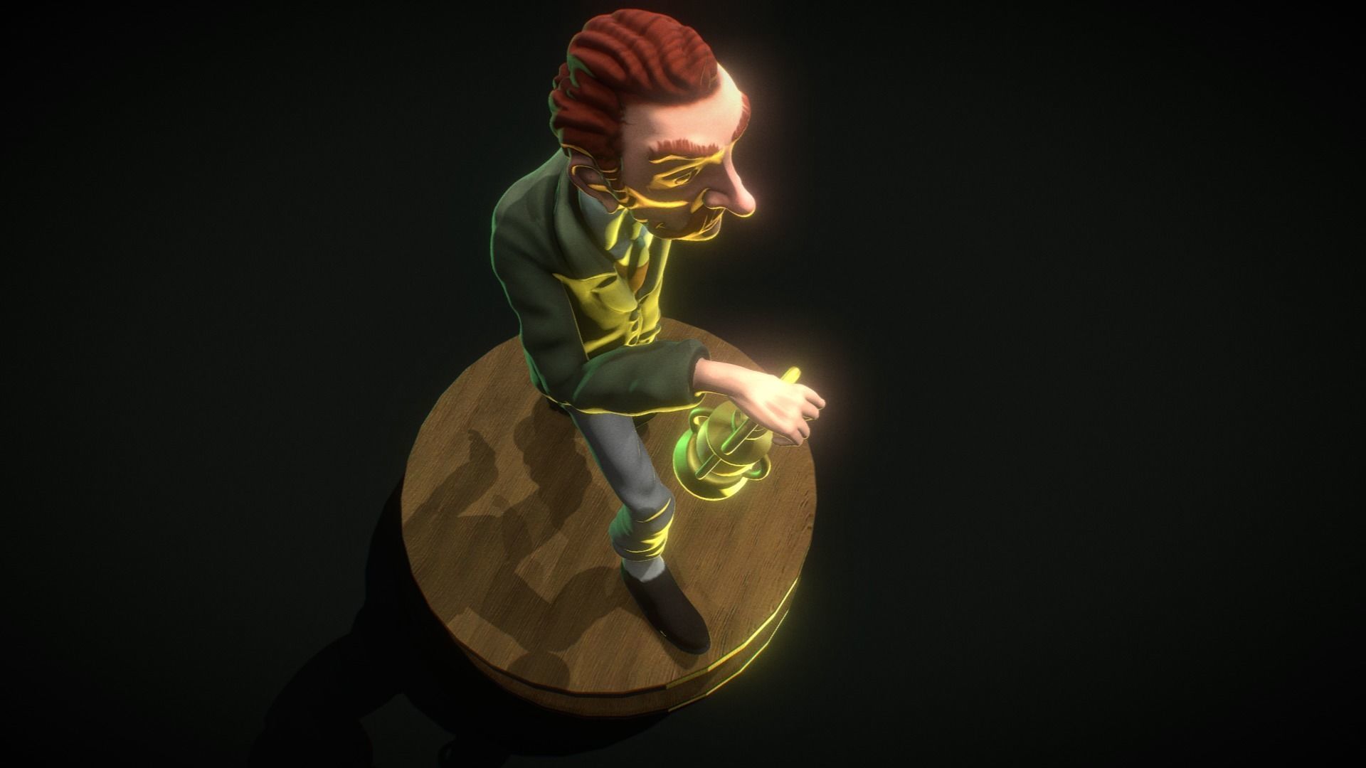 Edward Carnby - From Alone in the Dark - Printable Character 3D print model_15