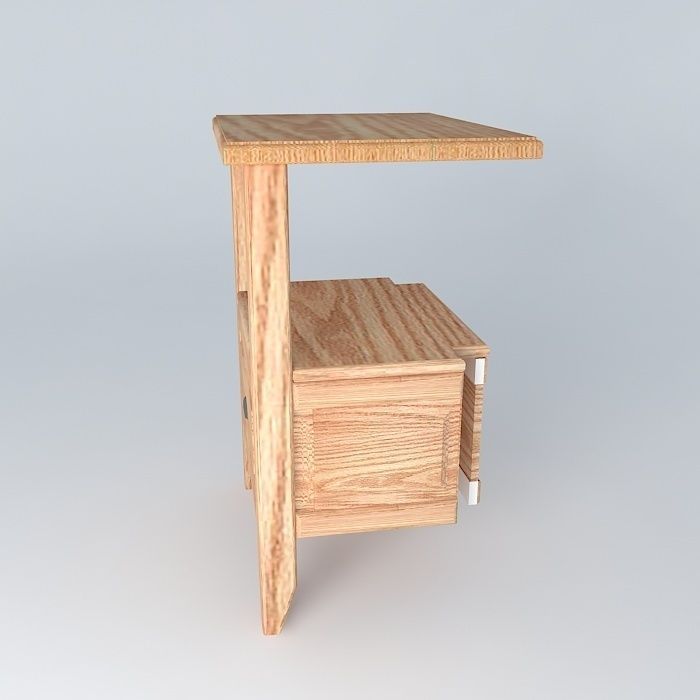 End Table Free 3D model_2