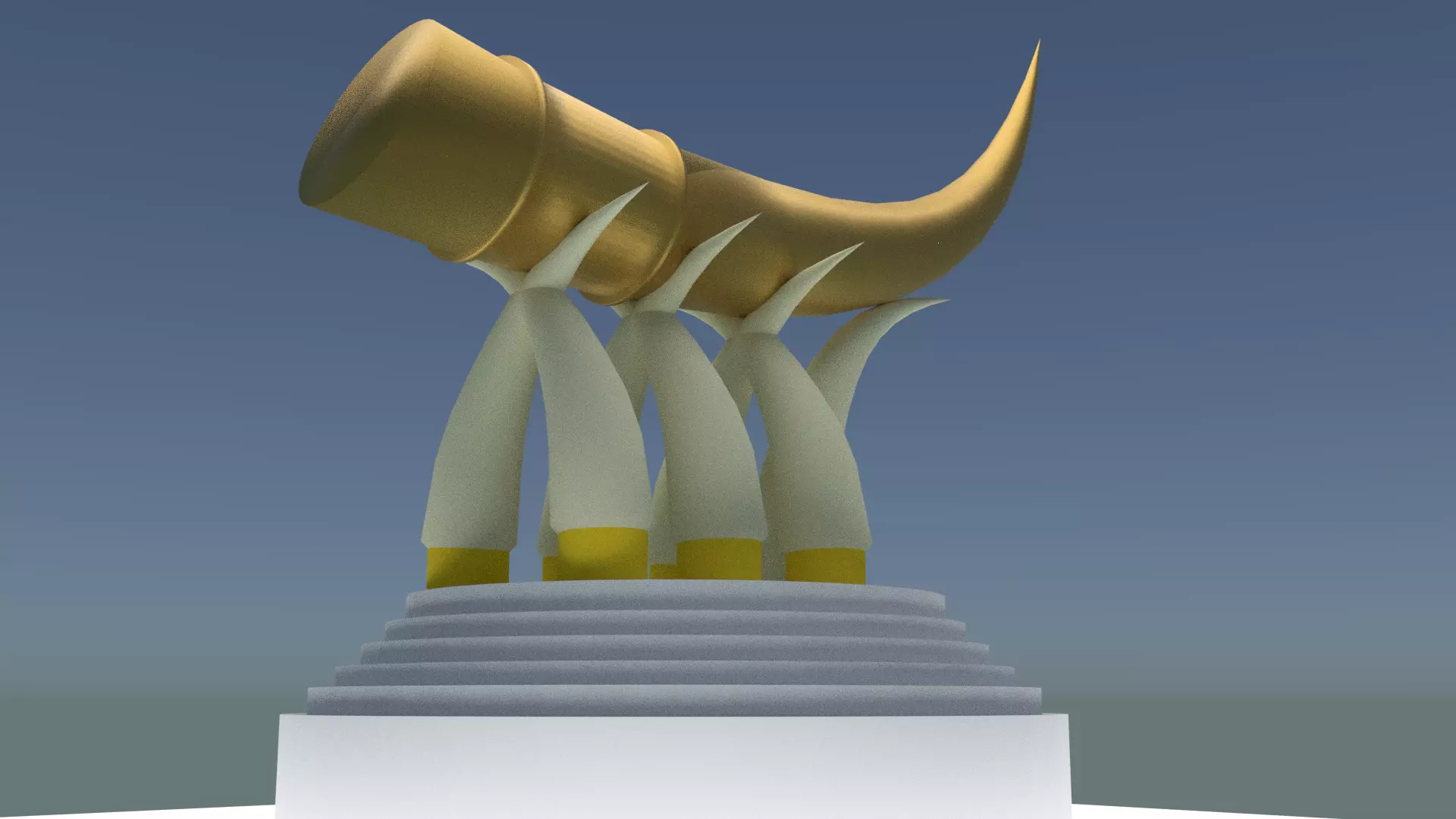Kartonyono Monument 3D model
