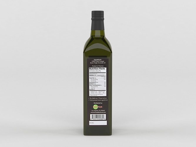 Olive Oil 3D model 3