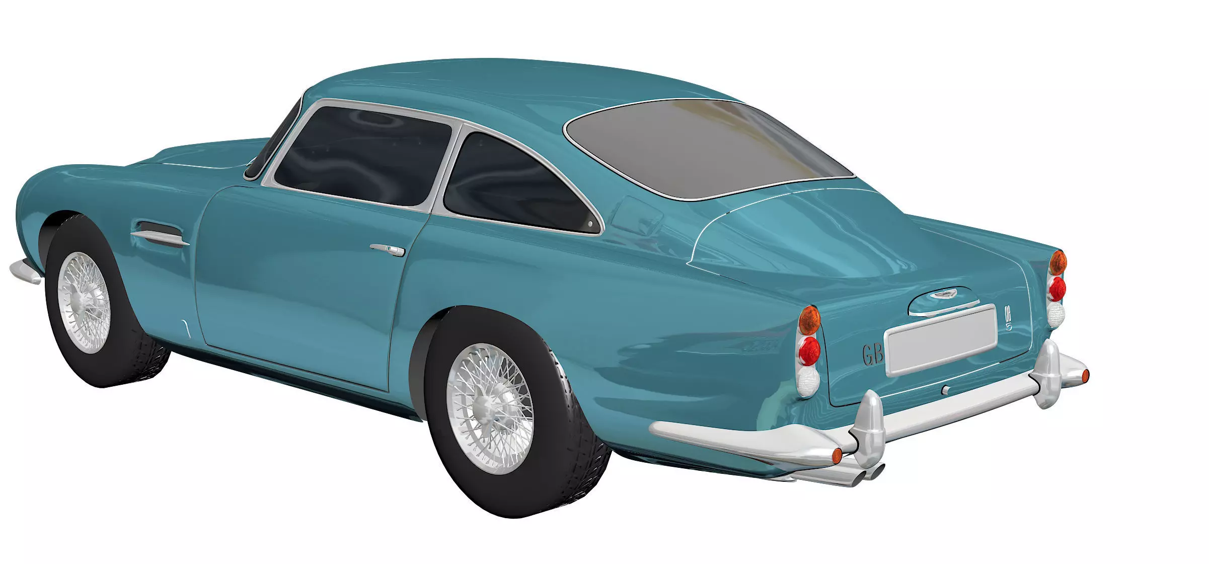 AUSTON MARTIN DB5 3D MODEL Low-poly 3D model