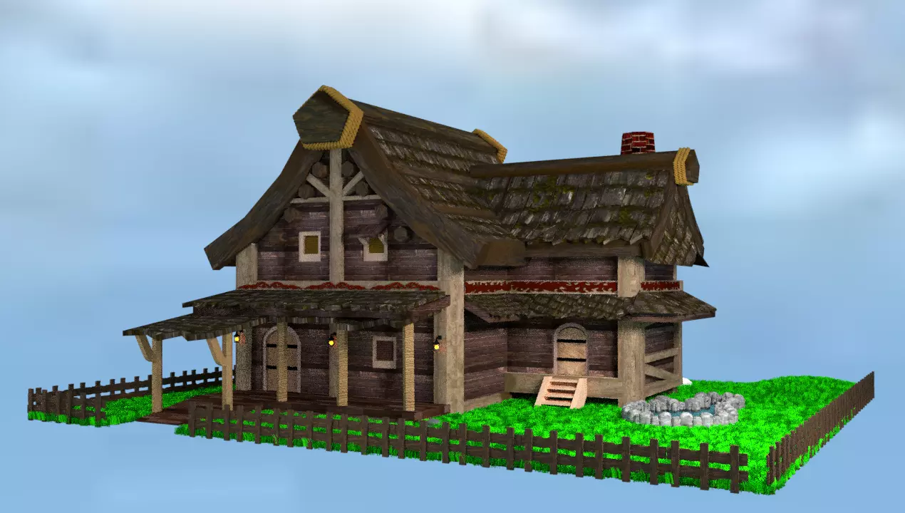 Building House 3D model