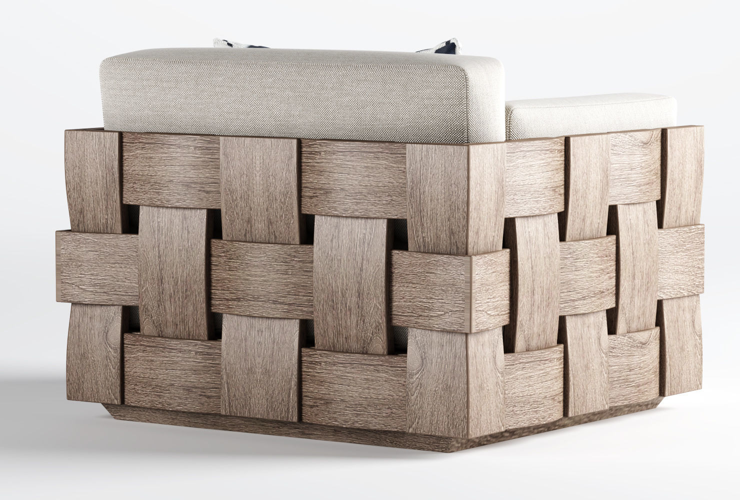 RH RESTORATIONHARDWARE POSITANO COLLECTION 2 IN 1 3D model_3