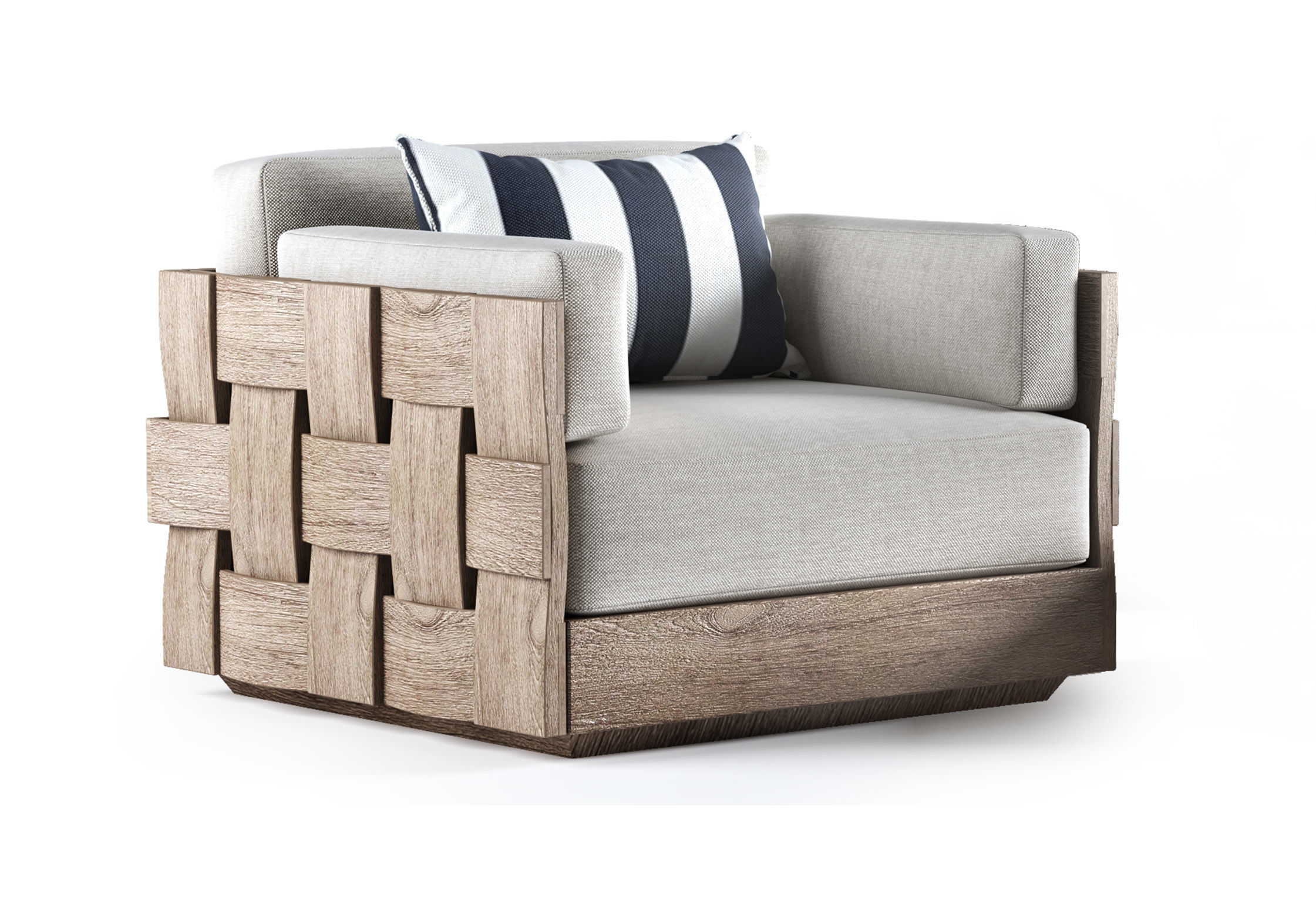 RH RESTORATIONHARDWARE POSITANO COLLECTION 2 IN 1 3D model_1