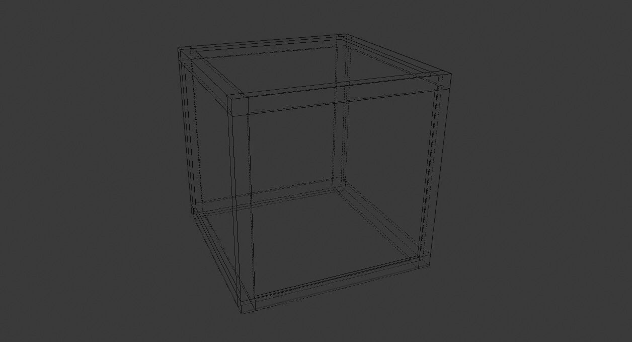 Wooden Crate Free low-poly 3D model_4