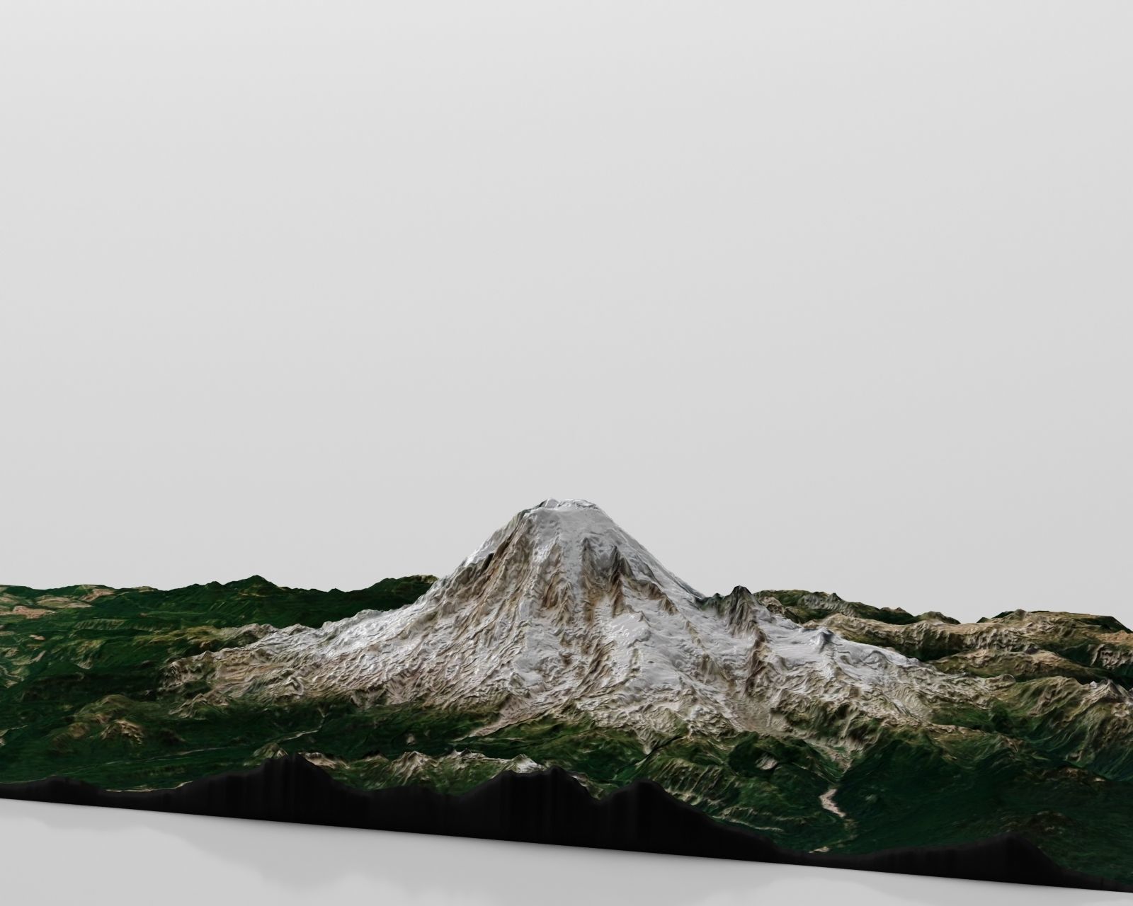 Snow Mountain 3D model_3