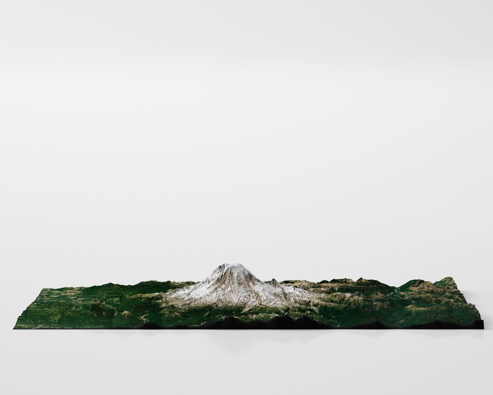 Snow Mountain 3D model_2