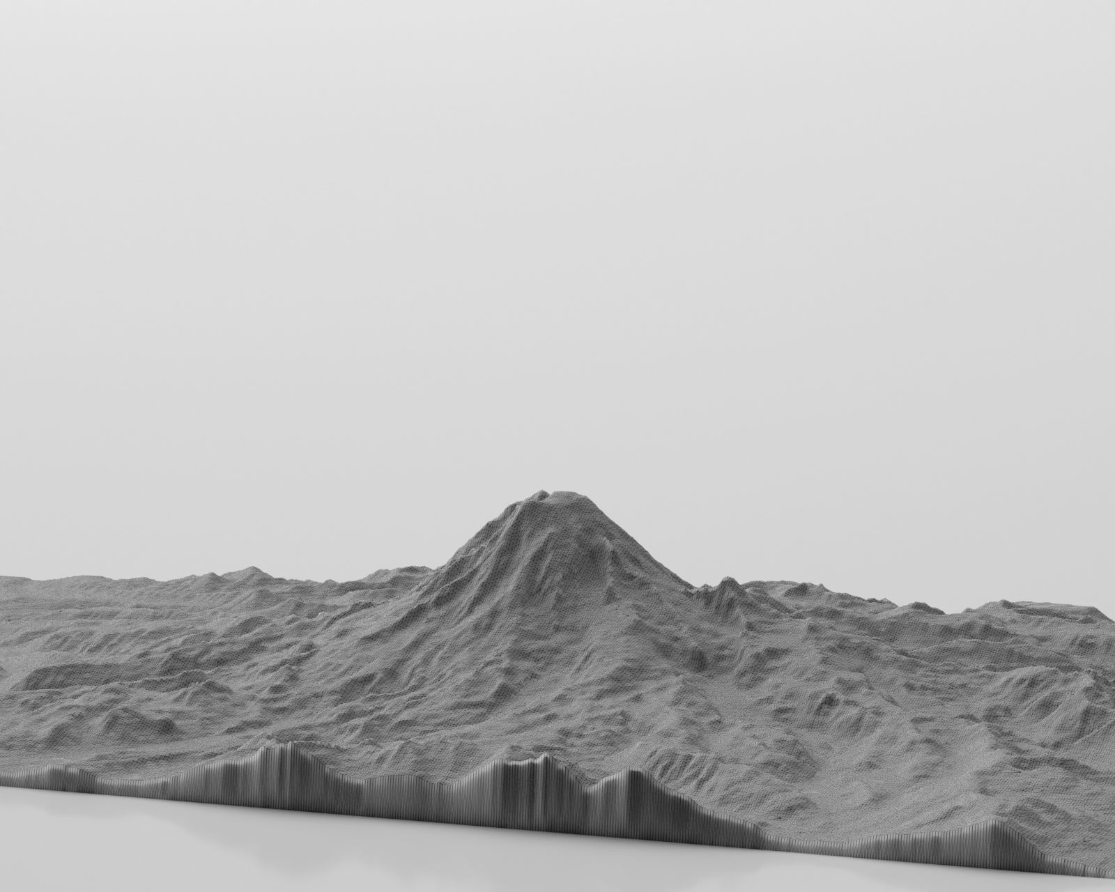 Snow Mountain 3D model_6