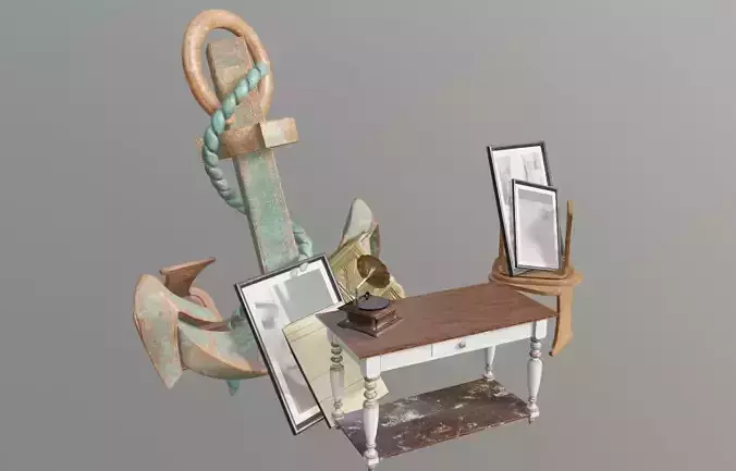 old furniture and antique collection