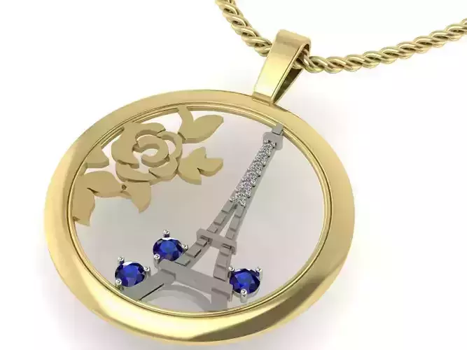  pendant i love Paris 