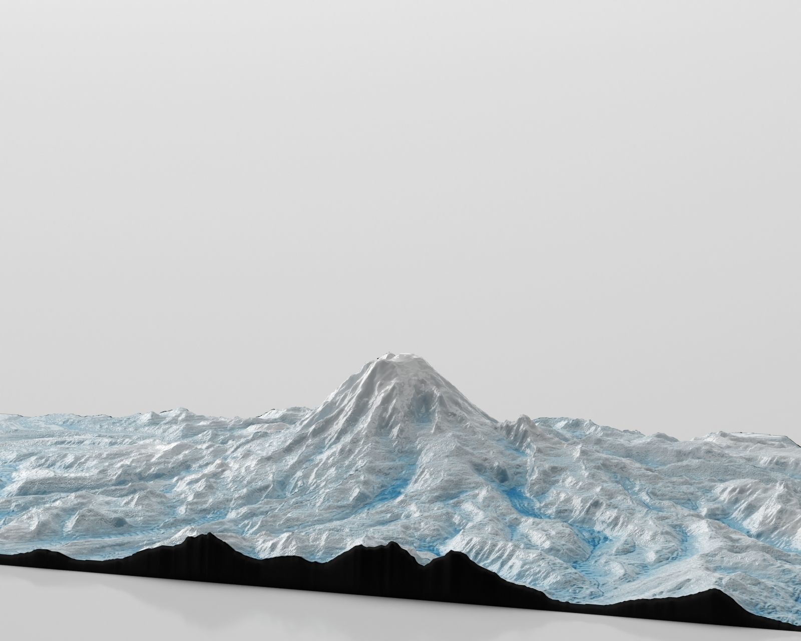 Ice Mountain 3D model_3