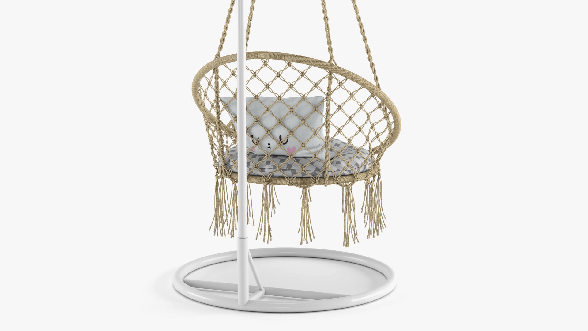 Ohuhu Hanging Hammock Swing Chair 3D model_4