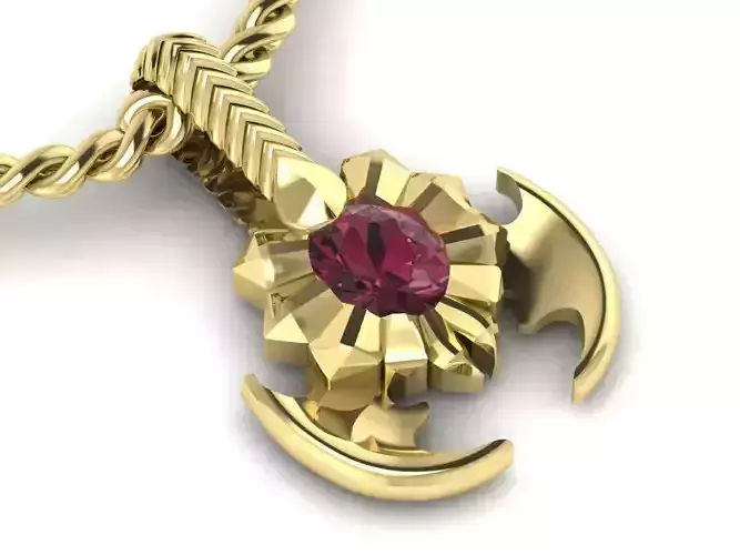Scorpion pendant 