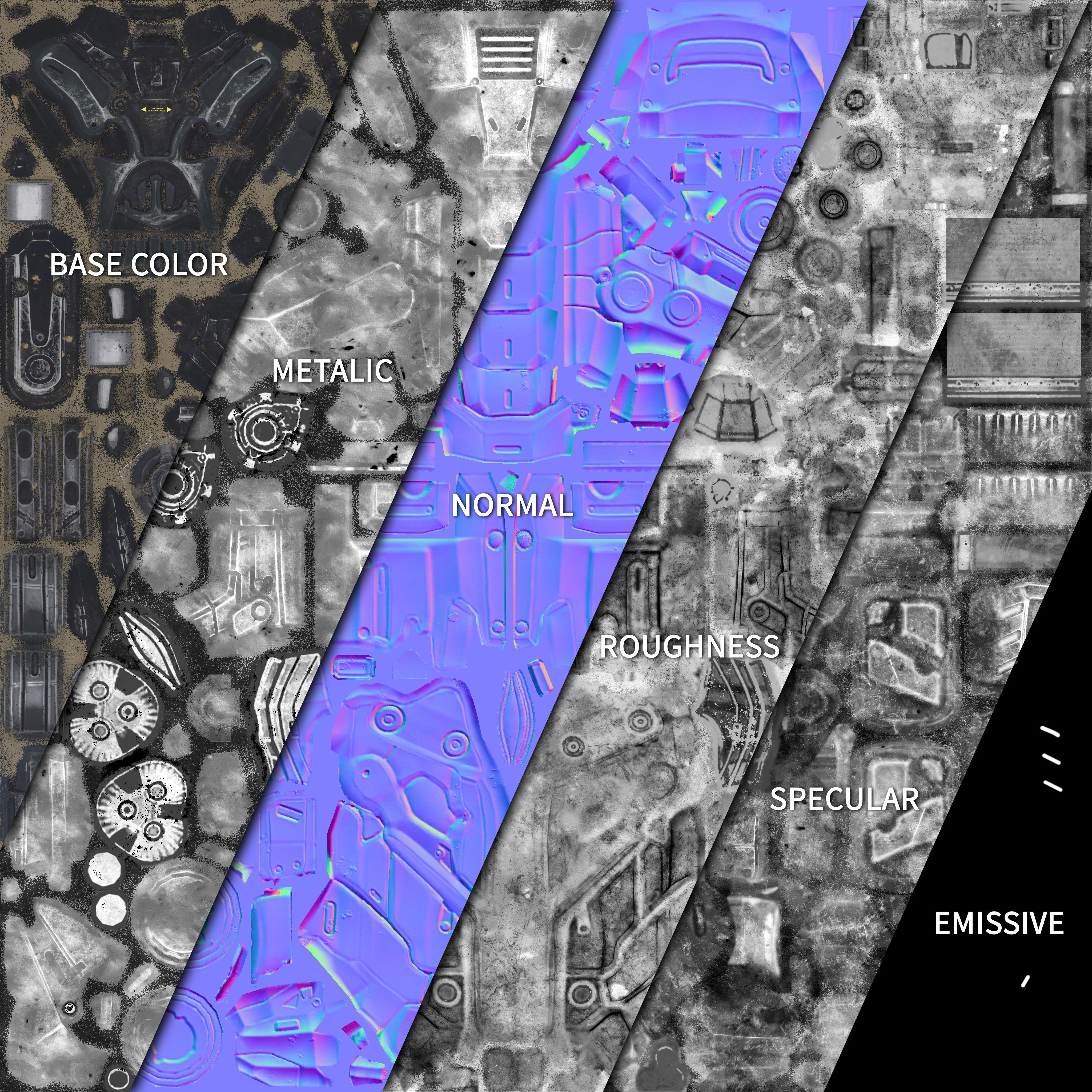 SCIFI - ASSAULT SOLDIER Low-poly 3D model_17