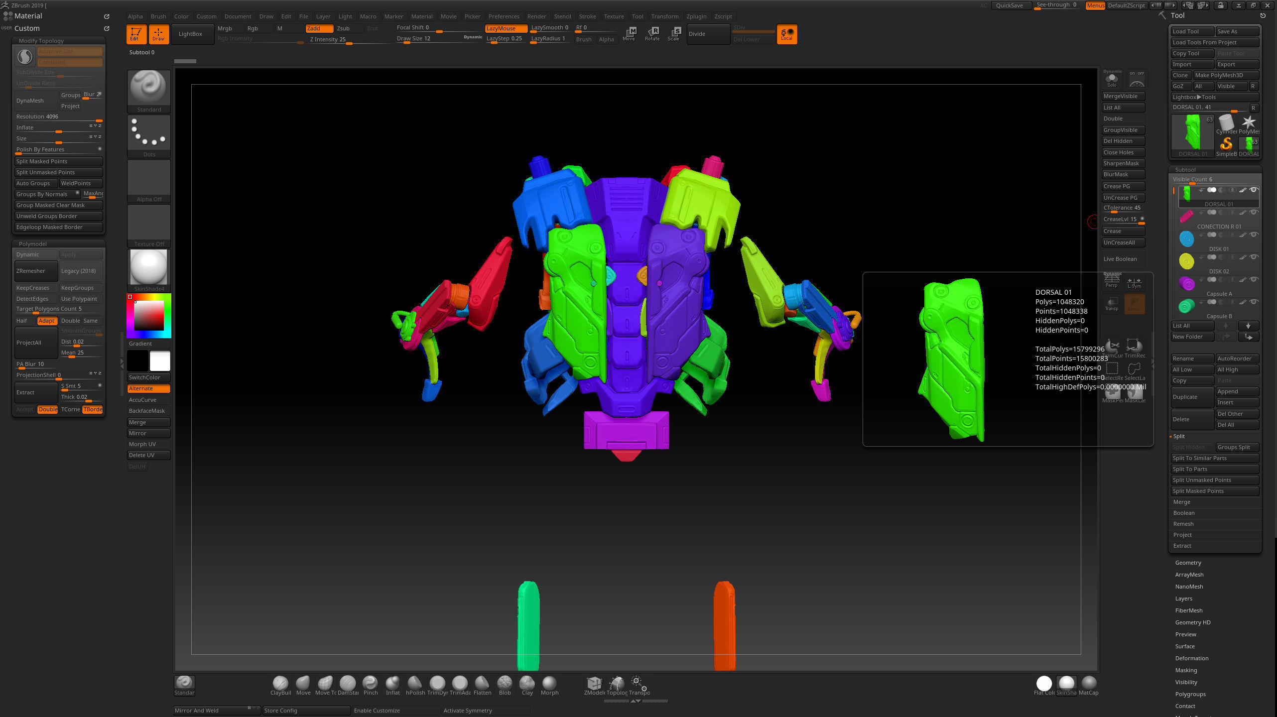 SCIFI - ASSAULT SOLDIER Low-poly 3D model_21