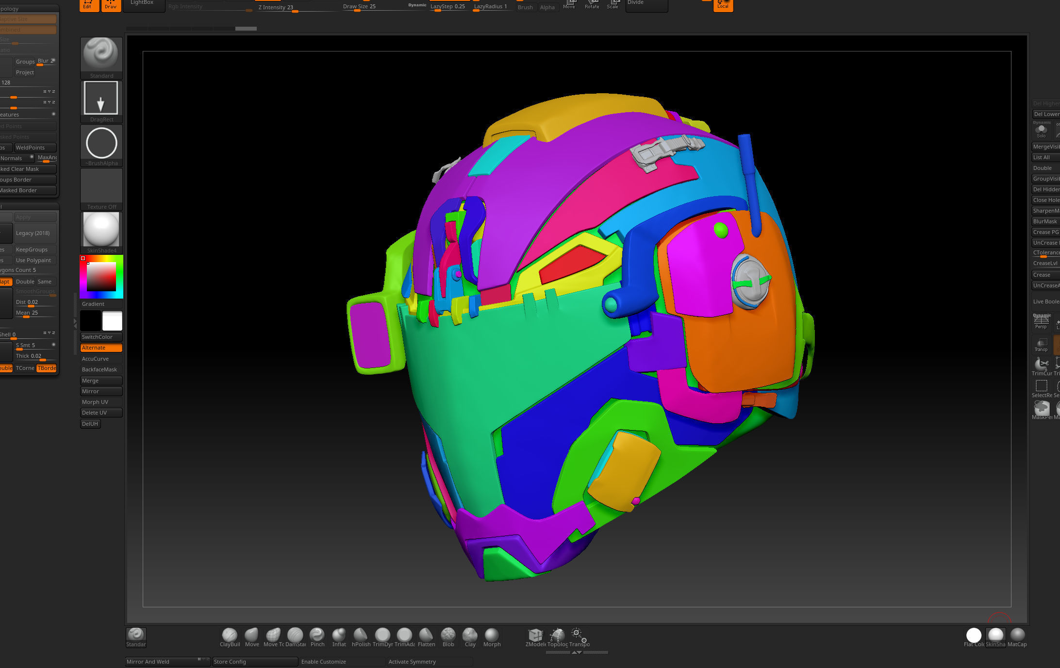 SCIFI - ASSAULT SOLDIER Low-poly 3D model_23