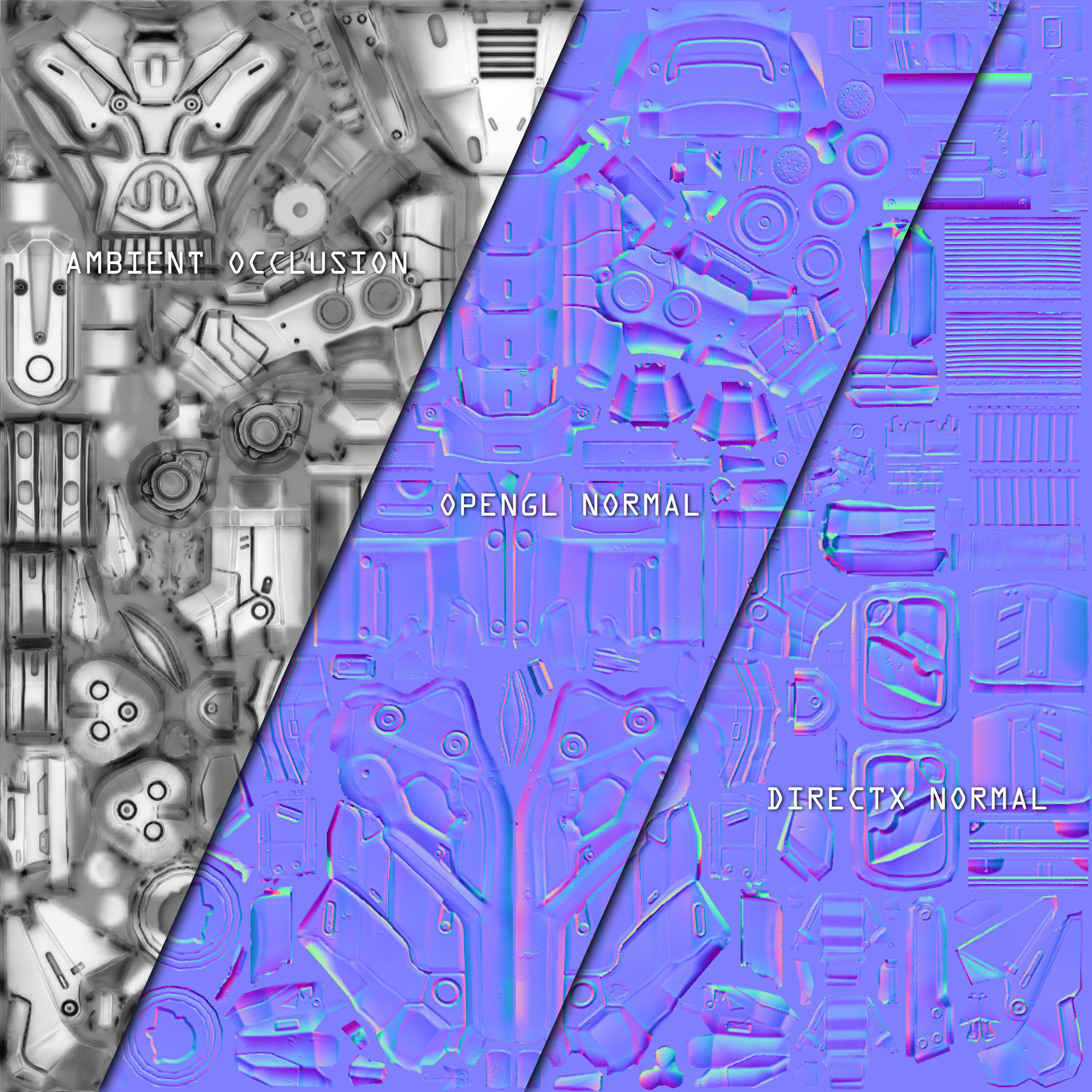 SCIFI - ASSAULT SOLDIER Low-poly 3D model_18