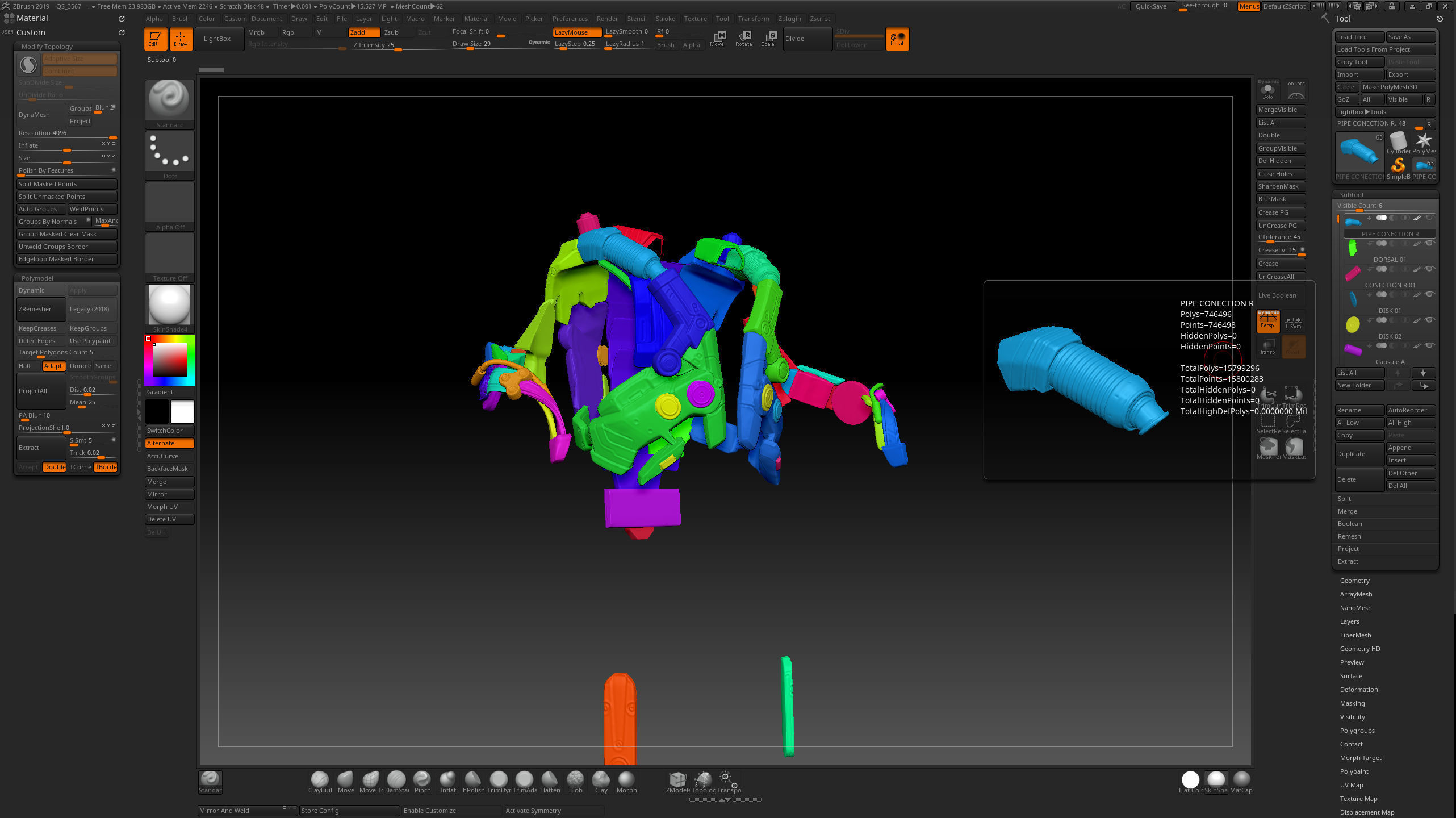 SCIFI - ASSAULT SOLDIER Low-poly 3D model_22