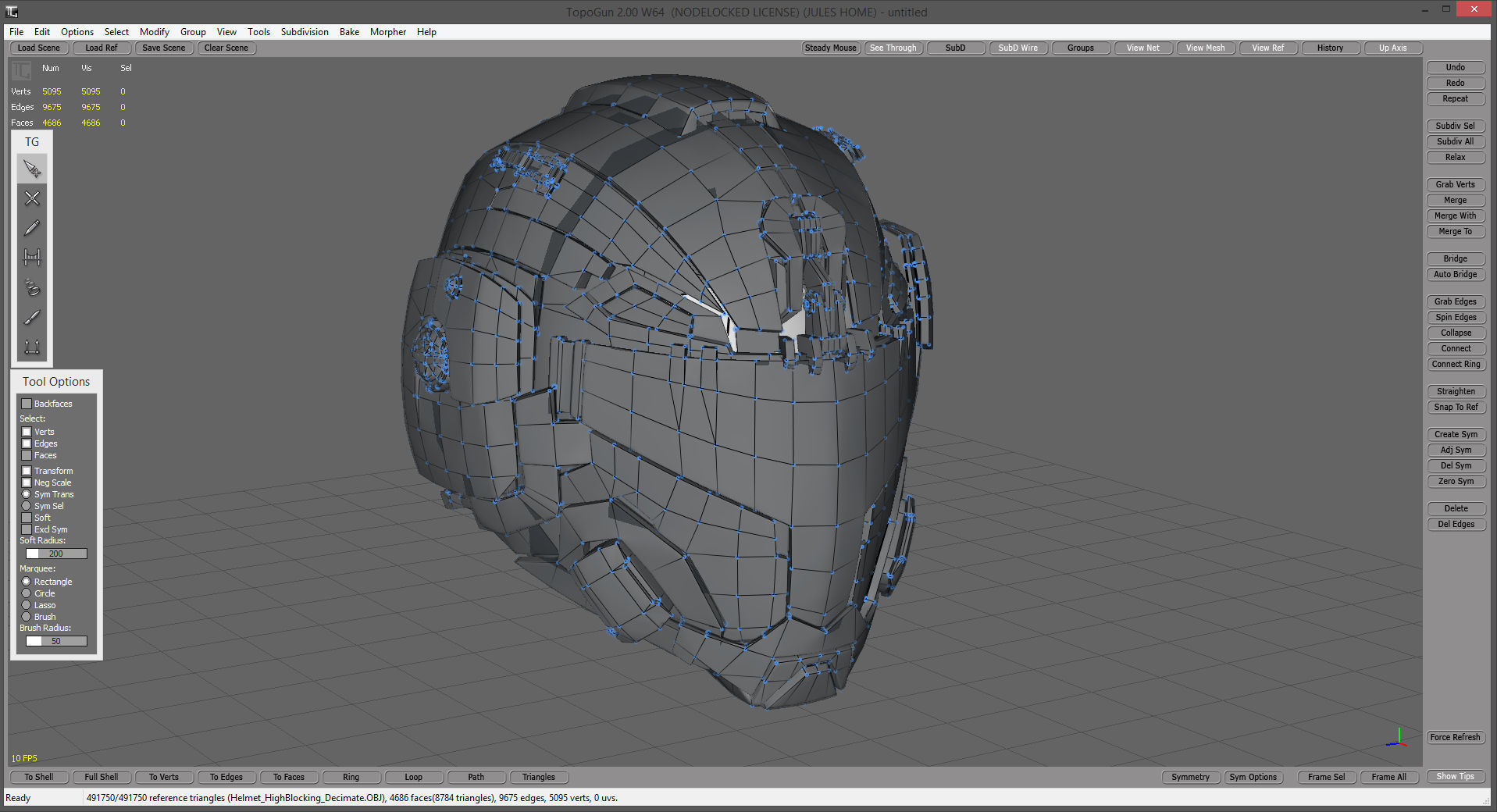 SCIFI - ASSAULT SOLDIER Low-poly 3D model_24