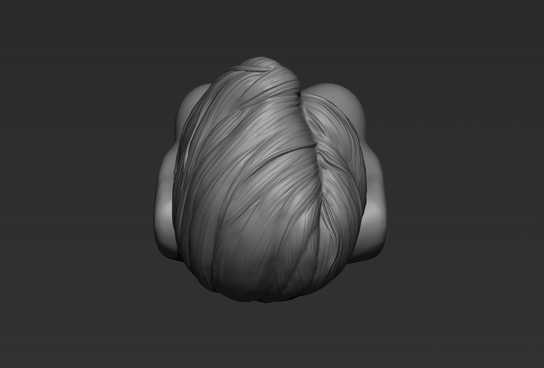 Hair 09 3D model_12