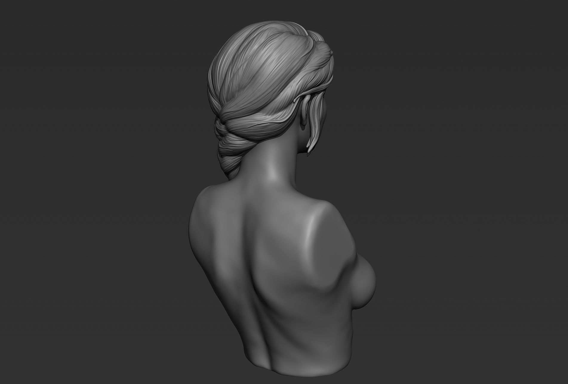 Hair 09 3D model_11