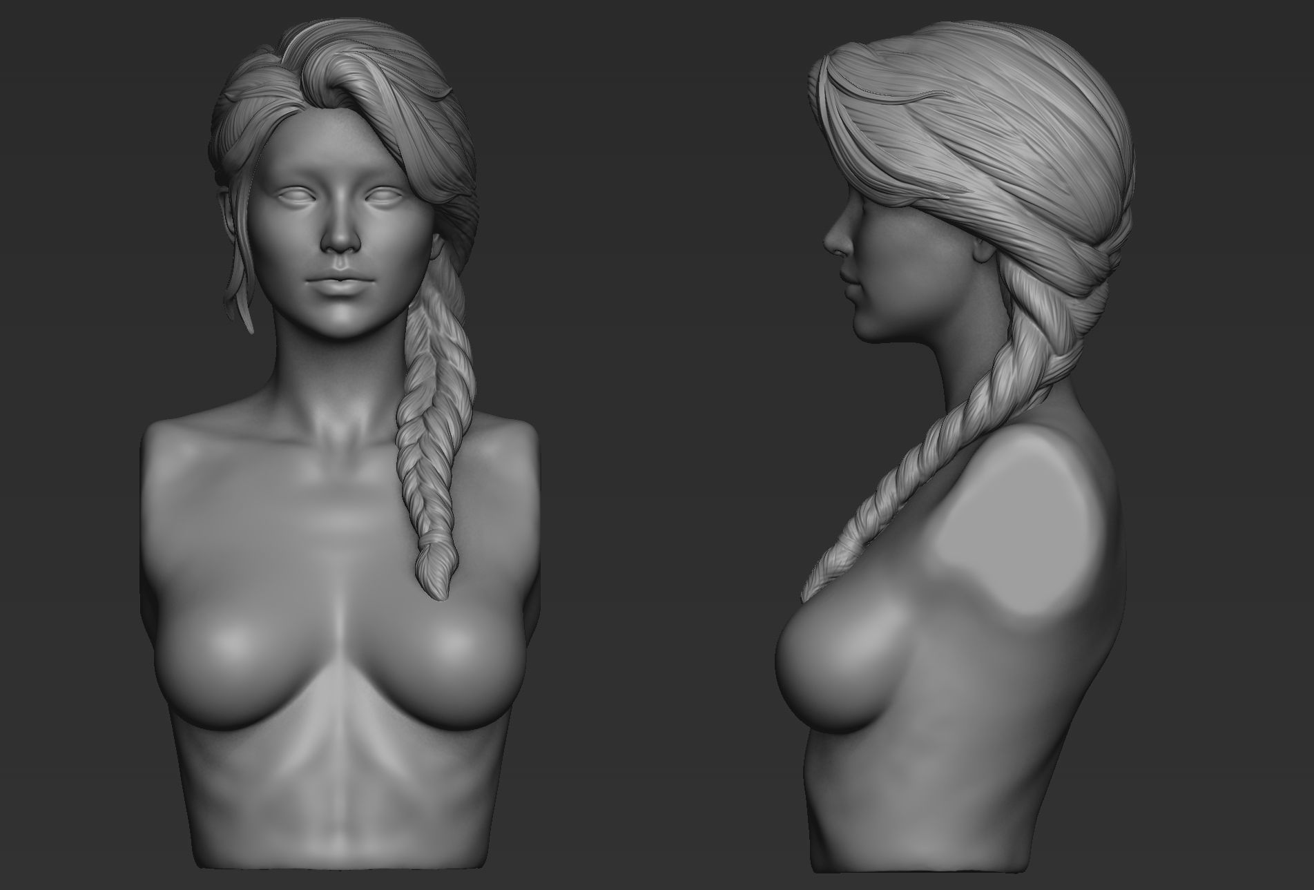 Hair 09 3D model_13