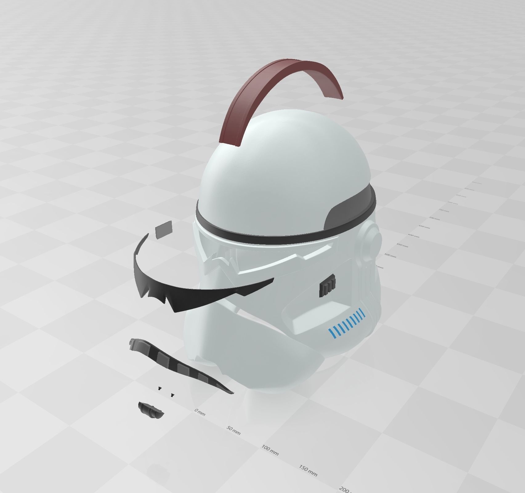 Star Wars A-77 Captain Fordo Phase II Helmet ARC Trooper 3D print model_9