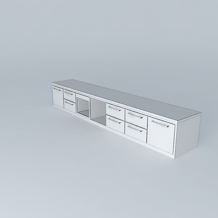 Rack Showcase Room Free 3D model_4