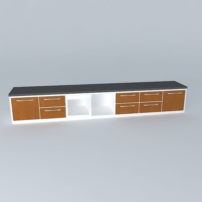 Rack Showcase Room Free 3D model_2