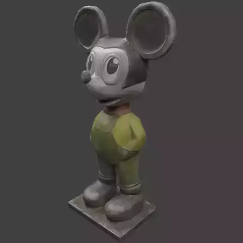 Low poly soviet mouse