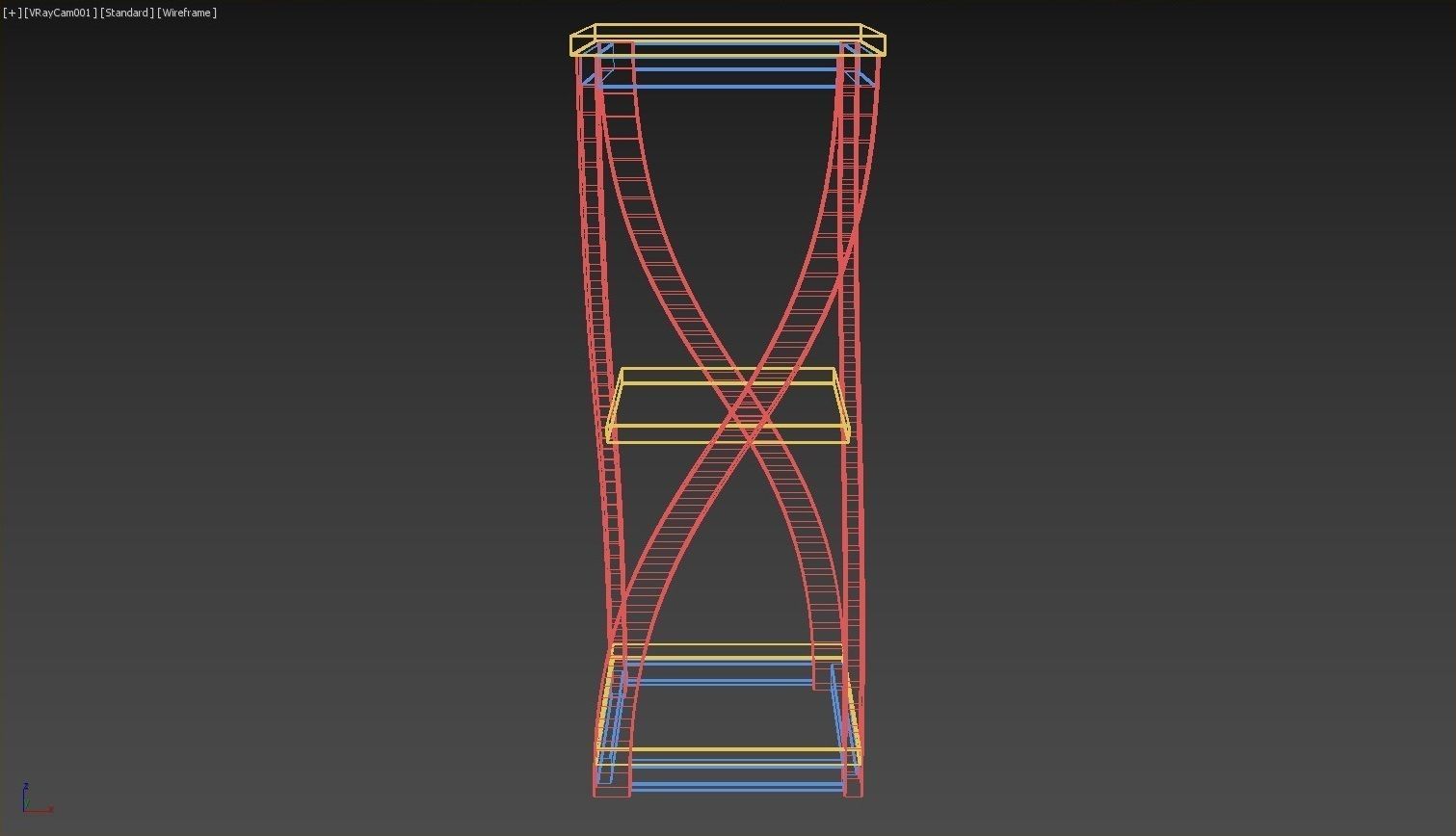 Gourglass Table - 3ds Max 3D model_27